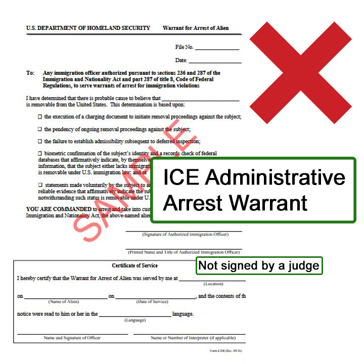 Invalid Warrant Sample